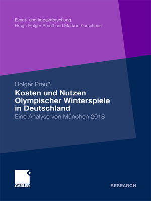 cover image of Kosten und Nutzen Olympischer Winterspiele in Deutschland